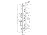 ABLOY serrure anti-panique EL060 - Panic B - autobloquante - axe 92mm