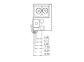 SEWOSY deuropener mechanische fail secure 12V-24V AC/DC met geheugen