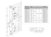 SOBINCO serrure avec crochet 8028D