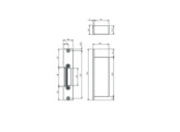 EFFEFF deuropener 12W - spanningsloos vergrendeld - waterdicht - 12V DC