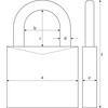 ABUS hangslot 65 - 15mm KA op code 151