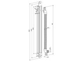 ABLOY EA281 kabelovergang inbouw 45cm  180 