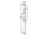 EFFEFF Mediator gache inox - plat 356x28x3 rectangulaire