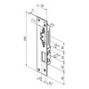 ABLOY sluitplaat voor EL532 HS - 230 x 50 x 3mm - draairichting 1/3 DIN Links