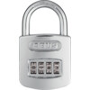 ABUS cadenas chrome avec code interchangeable -