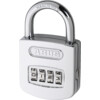 ABUS cadenas chrome avec code interchangeable -