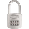 ABUS cadenas chrome avec code interchangeable -